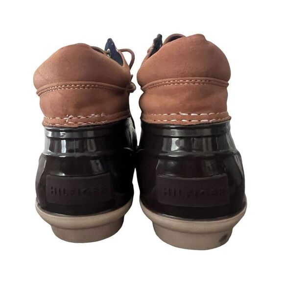 Tommy Hilfiger brown waterproof duck booties size 8 - Picture 5 of 7